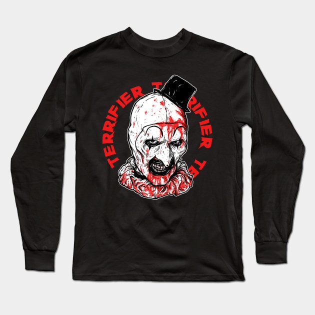 Art the clown Terrifier Long Sleeve T Shirt TeePublic